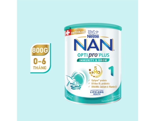 Sữa Bột Optipro Plus 5HMOS Số 1 Cho Bé 0-6 Tháng 800g Nestlé ảnh 5