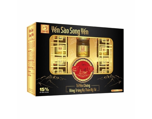 Tổ Yến Chưng Đông Trùng Hạ Thảo Kỷ Tử - 6 Lọ x 70ml Song Yến ảnh 0