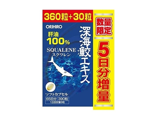 Thực Phẩm Bảo Vệ Sức Khỏe Viên Uống Dầu Gan Cá Mập 390 Viên Orihiro ảnh 2