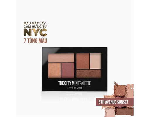Bảng Phấn Mắt 6 Ô Màu #5Th Avenue Sunset 6.1g MAYBELLINE ảnh 1