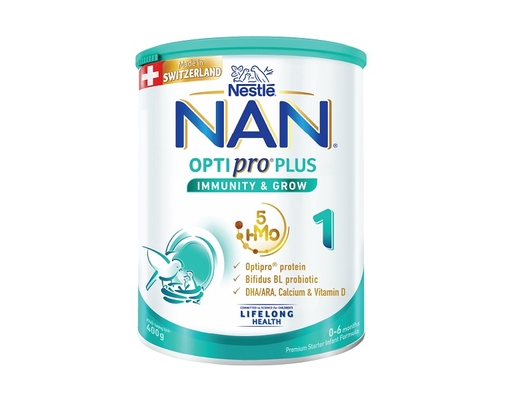 Sữa Bột Nan Optipro Plus 5HMOS Số 1 Cho Bé 0-6 Tháng 400g Nestlé ảnh 0