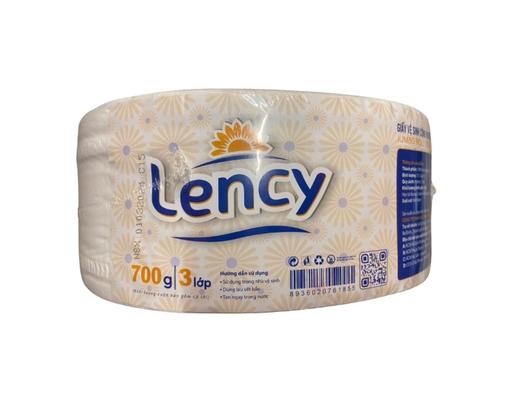 Giấy Vệ Sinh Lency Cuộn Lớn 3 Lớp