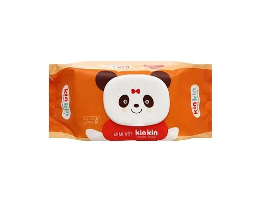 Khăn Ướt Kin Kin Không Mùi Hình Thú 100 Tờ