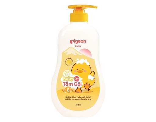 Tắm Gội 2 Trong 1 Chiết Xuất Hoa Hướng Dương 700ml Pigeon ảnh 0
