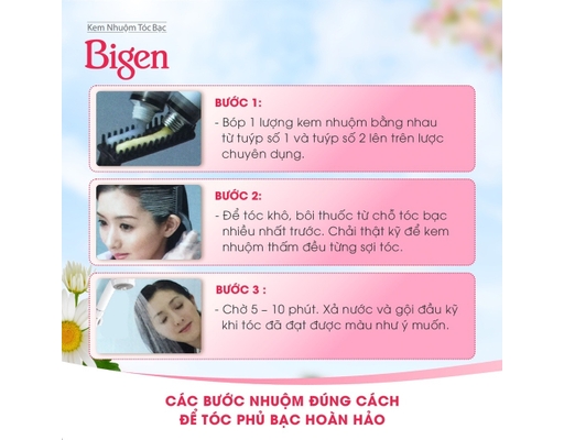 Kem Nhuộm Tóc Speedy Màu Nâu Sẫm 883 80ml Bigen ảnh 5