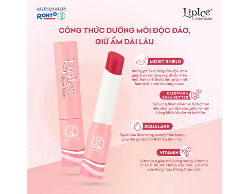 Son Sheer Color Pop Màu Đỏ Mọng 2.4g LipIce ảnh 2