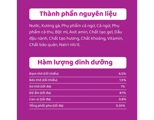 Thức Ăn Cho Mèo Lớn Vị Cá Ngừ 80g Whiskas ảnh 3