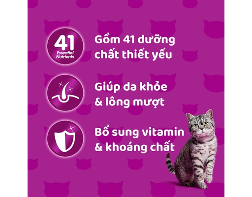 Thức Ăn Cho Mèo Lớn Vị Cá Thu 80g Whiskas ảnh 1