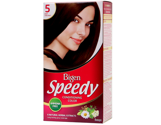 Kem Nhuộm Tóc 05 Deep Chestnut Nâu Hạt Dẻ Đậm 80ml Bigen ảnh 0