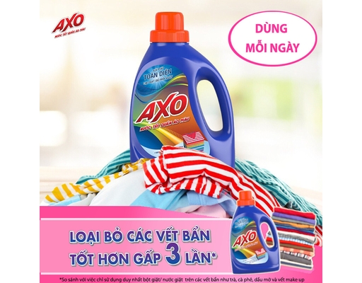 Nước Tẩy Quần Áo Hương Tươi Mát 800ml Axo ảnh 3