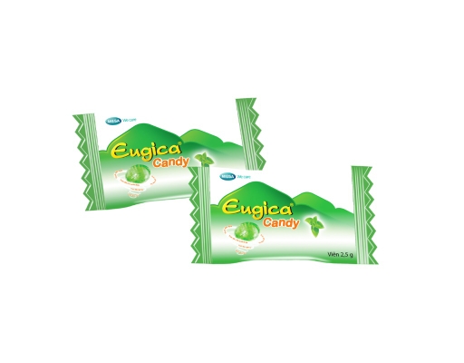 Kẹo Ngậm Thảo Dược Eugica Candy Túi 15 Viên 35g MEGA We care ảnh 2