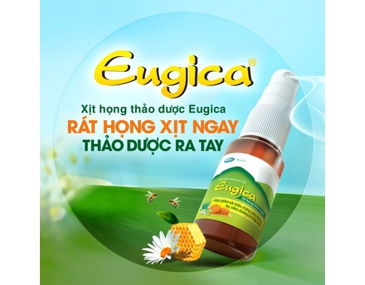 Thực Phẩm Bảo Vệ Sức Khỏe Xịt Họng Thảo Dược Eugica 10ml MEGA We care ảnh 5