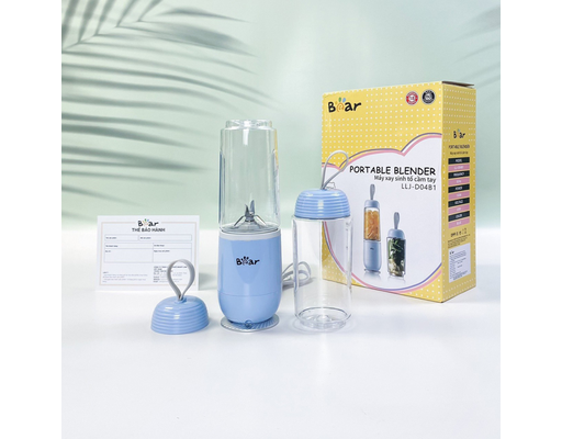 Máy Xay Sinh Tố 2 Cốc LLJ-D04B1 350ml Bear ảnh 4