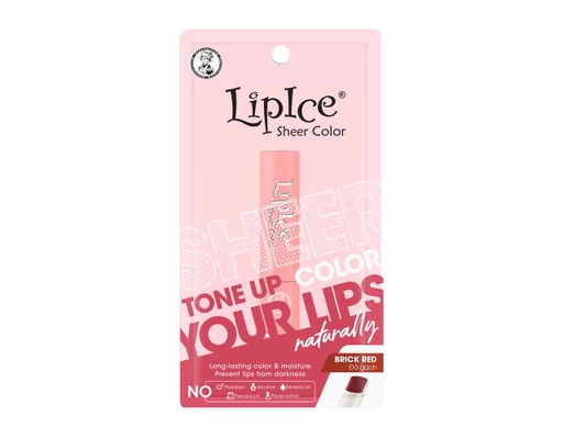 Son Dưỡng Sheer Color Brick Red Màu Đỏ Gạch 2.4g LipIce ảnh 1