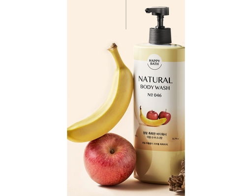 Sữa Tắm Natural Hương Táo Và Chuối No 046 900g Happy Bath ảnh 2