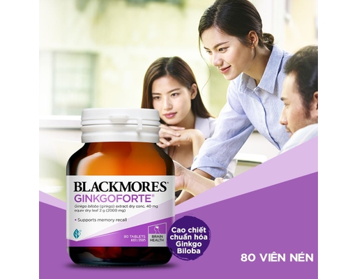Thực Phẩm Bảo Vệ Sức Khỏe Viên Uống Bổ Não Ginkgoforte 40 Viên BLACKMORES ảnh 2