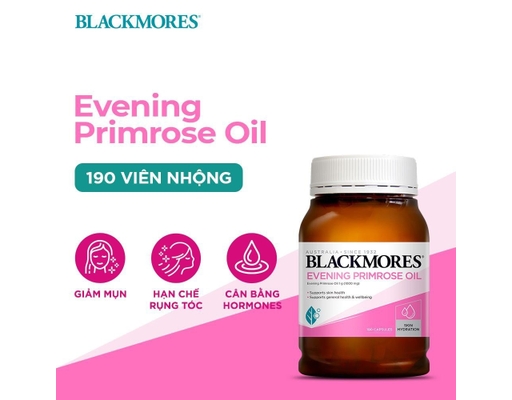 Thực Phẩm Bảo Vệ Sức Khỏe Viên Uống Tinh Dầu Hoa Anh Thảo Evening Primrose Oil 190 Viên BLACKMORES ảnh 4