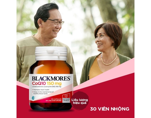 Thực Phẩm Bảo Vệ Sức Khỏe Viên Uống Hỗ Trợ Chống Oxy Hóa CoQ10 150mg 30 Viên BLACKMORES ảnh 3
