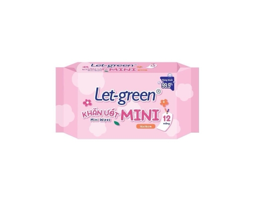 Lốc 6 Gói Khăn Ướt Mini 12 Miếng Let-green ảnh 4