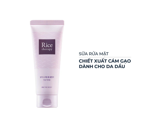 Sữa Rửa Mặt Hạt Cám Gạo Cho Da Dầu 150ml ON: The Body ảnh 2