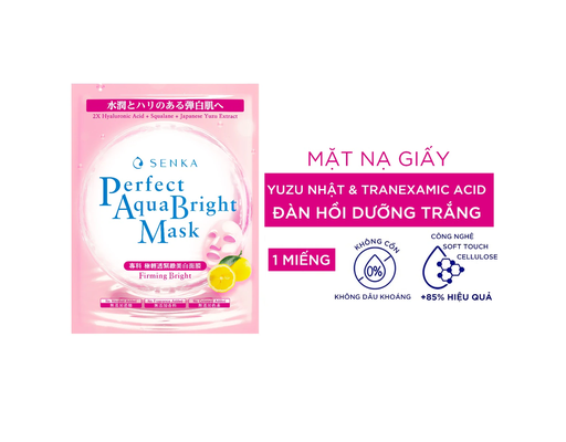 Mặt Nạ Sáng Mịn Và Đàn Hồi Firming Bright 21g SENKA ảnh 1