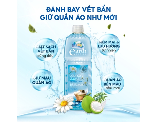 Nước Giặt Cao Cấp 1L Earth Choice ảnh 5