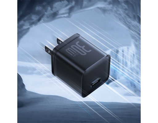 Củ Sạc GaN5S 1C 30W US Màu Đen Baseus ảnh 2