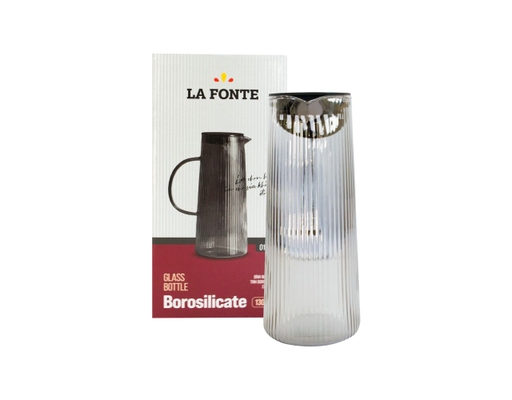 Bình Nước Thủy Tinh Borosilicate Chịu Nhiệt 011587 1300ml La Fonte ảnh 2