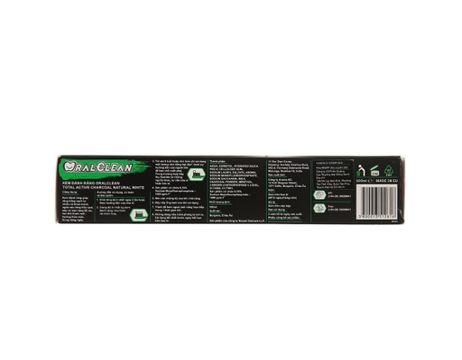 Kem Đánh Răng Than Hoạt Tính Total Active Charcoal Natural White 100g OralClean ảnh 2