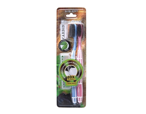 Lô 3 + 1 Bàn Chải Đánh Răng Lông Mảnh Carbon Slim Soft OralClean ảnh 0
