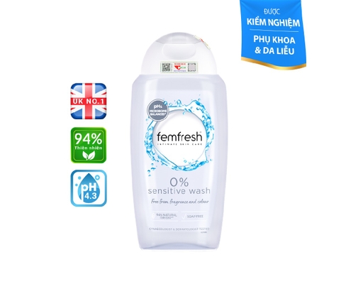 Dung Dịch Vệ Sinh Phụ Nữ Kháng Khuẩn Da Nhạy Cảm 250ml femfresh ảnh 2