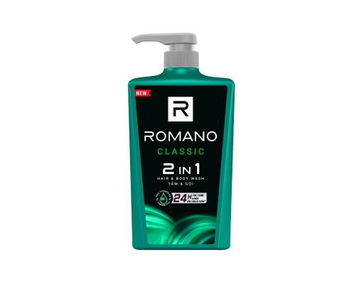 Sữa Tắm Gội 2In1 Classic 650g ROMANO ảnh 1