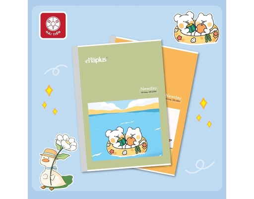 Tập Kẻ Ngang Haplus New Day Hải Tiến 120 Trang