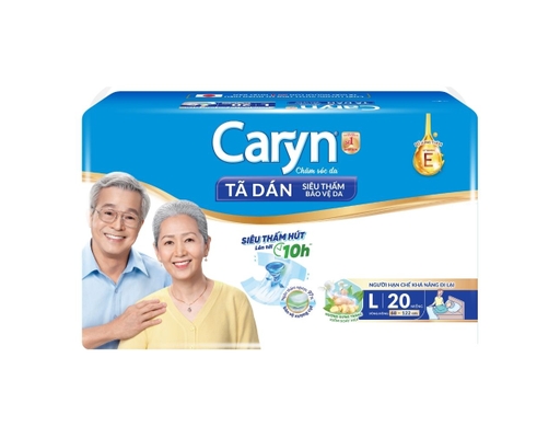 Tã Giấy Người Lớn Size M-L Size 68-122cm 20 Miếng Caryn ảnh 0