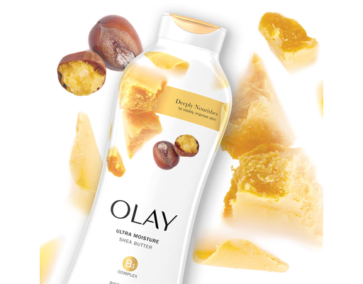 Sữa Tắm Dưỡng Ẩm Kết Hợp Bơ Hạt Mỡ Shea Butter 650ml OLAY ảnh 3