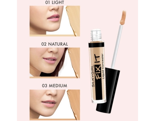 Kem Che Khuyết Điểm Dạng Lỏng Màu 02 Natural 2.5ml Silkygirl ảnh 2