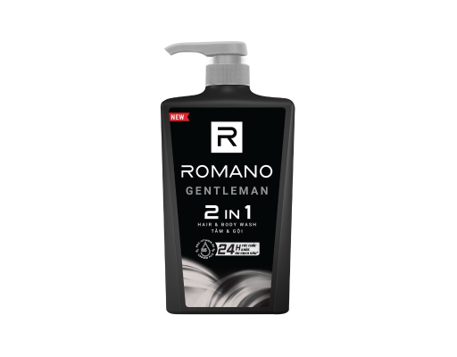 Sữa Tắm Gội 2In1 Gentleman 650g ROMANO ảnh 2