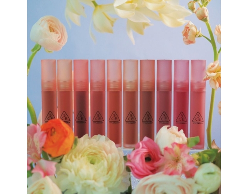 Son Kem Lì Mềm Mượt Môi Blur Water Tint Màu Hồng Đào Nude #Laydown 4.6g 3CE ảnh 2