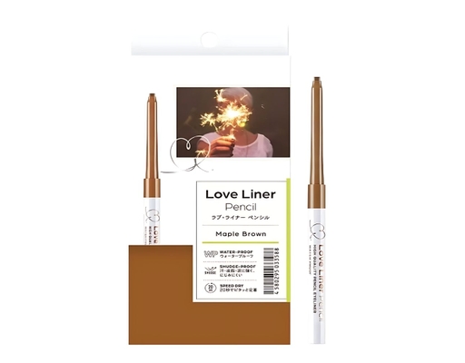 Chì Kẻ Mắt Màu Nâu Khói Pencil Maple Brown 0.1g Love Liner ảnh 0