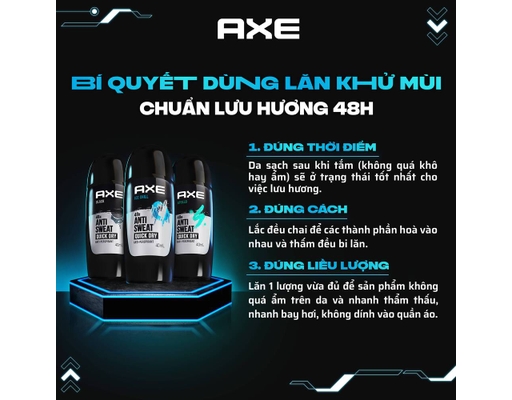 Lăn Khử Mùi Hương Nước Hoa Apollo 40ml AXE ảnh 2