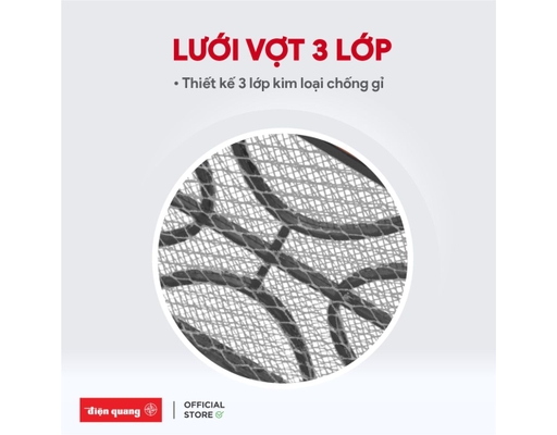 Bộ Vợt Muỗi Đa Năng ĐQ OBL Màu Cam Đen Điện Quang ảnh 2