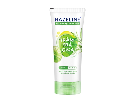 Gel Rửa Mặt Dịu Nhẹ Ngừa Mụn Từ Matcha Và Tràm Trà Cica 100g Hazeline ảnh 0