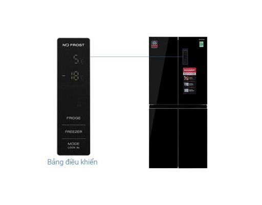 [Đặt Trước] Tủ Lạnh Inverter SJ-FX420VG-BK 362 Lít Sharp ảnh 8