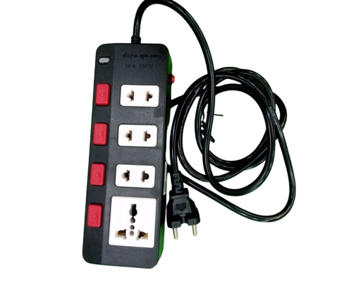 Ổ Cắm ECO 4SBW 2200W-2M Màu Đen Điện Quang ảnh 2
