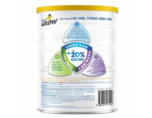 Sữa Bột Grow 2+ 850g Abbott ảnh 1