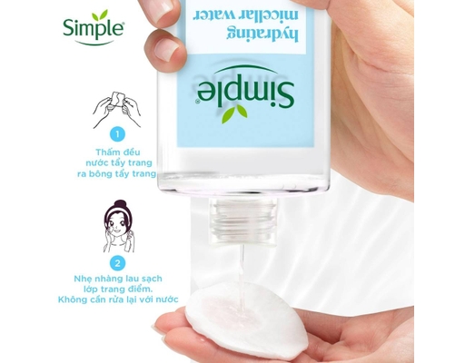 Nước Tẩy Trang WaterBoost Sạch Sâu Và Cấp Ẩm 400ml Simple ảnh 4