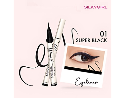 Kẻ Mắt Nước Wing It Sharp Liner Màu Đen 01 Super Black 0.5g Silkygirl ảnh 1