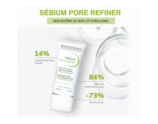 Kem Dưỡng Dịu Da Cấp Ẩn Giảm Mụn Sébium Pore Refiner 30ml BIODERMA ảnh 1