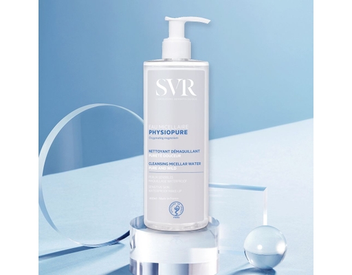 Nước Tẩy Trang Cho Da Dầu Mụn Nhạy Cảm Physiopure Eau Micellaire 400ml SVR ảnh 1