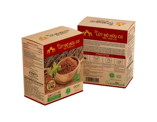 Gạo Lứt Đỏ Hữu Cơ 1kg Kim Thiên Lộc ảnh 0